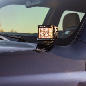 Toyota 4Runner A-Pillar Light Kit - Rigid Industries - D-SS Flood - `10-`20